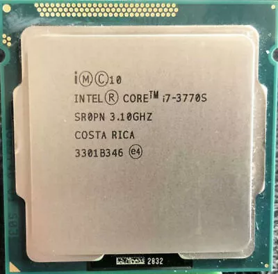 Intel Core I7-3770S CPU Quad-Core 3.1GHz 8M 5 Gt/s SR0PN LGA1155 Processor • £54