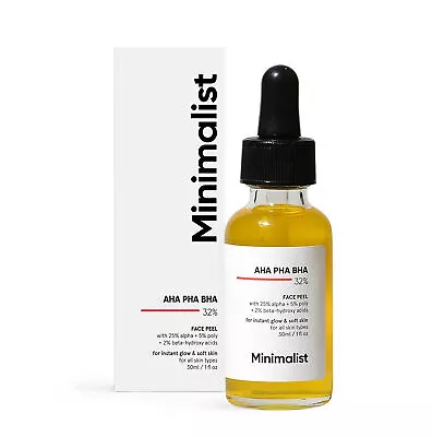 Minimalist 25 % AHA + 2% BHA + 5% PHA Peeling Solution For Glowing Skin 30ml • $45.71