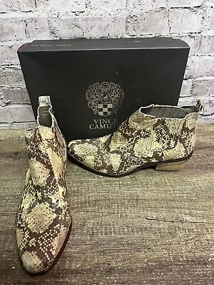 Vince Camuto VC Corral Neutral Tonal Print Snake Size 10M  • $35