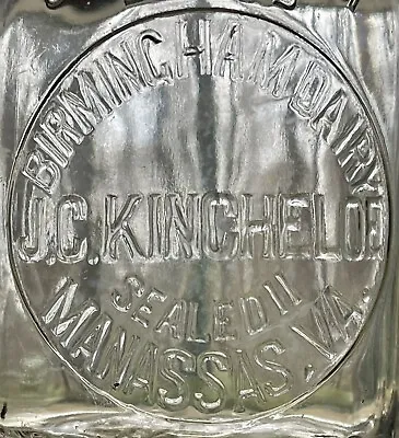 1945 J.c. Kincheloe Birmingham Dairy Quart Milk Bottle Manassas Va Virginia • $149.99