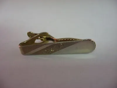 Vintage Mens Tie Bar Jewelry: Etched Striped Design • $8.99