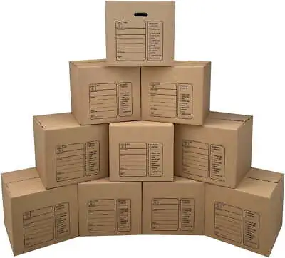 10 Premium Medium Moving Boxes 18 X18 X16  Cardboard Box • $35.23