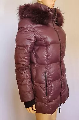 S13 NYC Women’s Down Puffer Hooded Jacket Sz M Gently Worn • $49.99