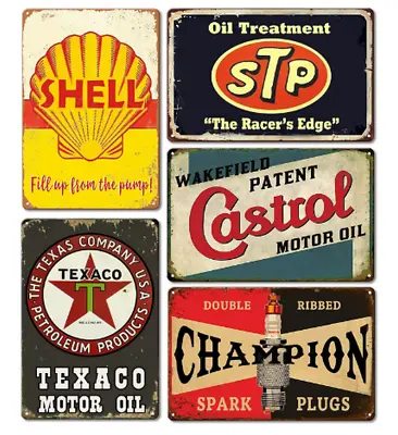 Vintage  Tin Signs Retro Garage Signs For Men Wall Decorations Old Car Shop • $29.99