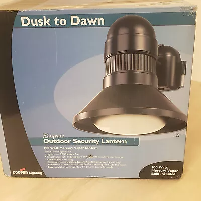 Cooper Bayside Dusk To Dawn 100 WT Mercury Vapor Outdoor Light Fixture RC100MVB • $39.99