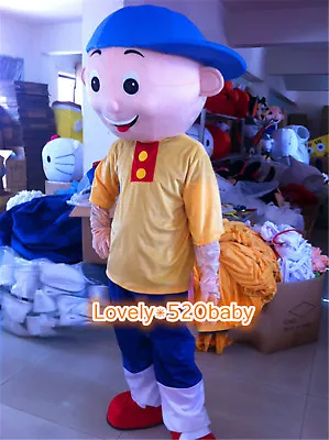 Cartoon Boy Mascot Costume Cosplay Party Parade Adults Fancy Dress Suits Outfits • £191.24