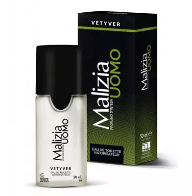 Malizia Uomo Vetyver 50ml/1.7 Oz EDT Eau De Toilette Spray Men Sealed (New Pack) • $24.99