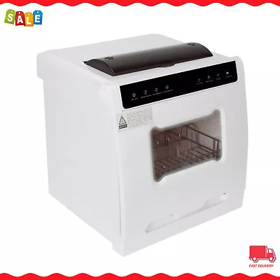 Mini Table Top Portable Dishwasher - Heating Core Drying System White 800W 60Hz • £183.96