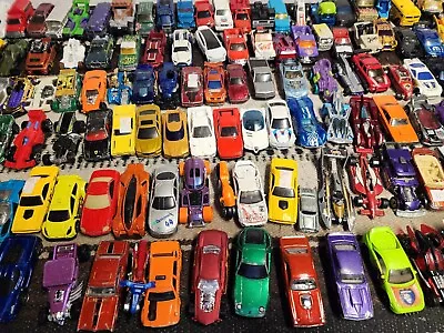 LOT OF 130 HOT WHEELS. MATCHBOX In Poor Condition Great For Diorama & Parts • $5.50