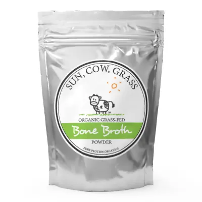 Bone Broth Powder - Pure Protein Organics - Grass-Fed (100g) • $13.95