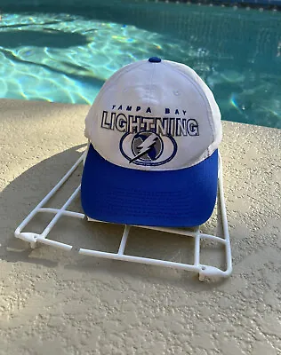 Vintage NHL Tampa Bay Lightning Hockey Sports Specialties White SnapBack Hat • $65