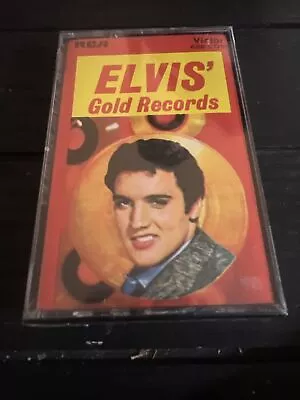 Elvis Presley FACTORY SEALED Elvis' Gold Records CASSETTE Tape 1962 AQK1-1707 • $25