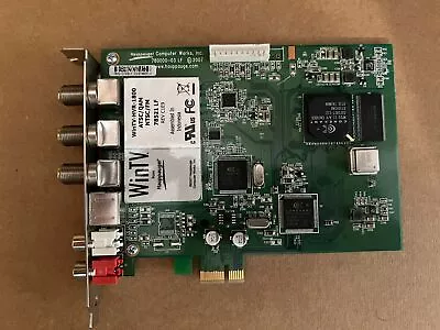 Hauppauge Wintv Hvr-1800 Model 780000-03 Lf Pci Tv Tuner Card C3-6(14) • $21.99