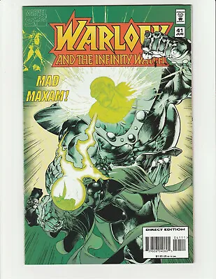 Warlock And The Infinity Watch #41 Marvel Comic 1995 7.5 (VF-) VERY FINE- • $11.73
