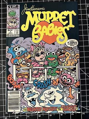 Jim Henson’s Muppet Babies #1 Newsstand Marvel STAR 1985 Higher Grade B28 • $38