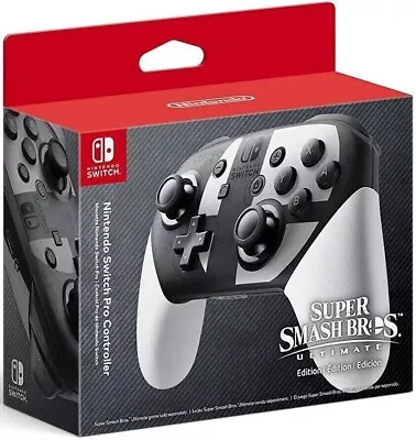 Nintendo Switch Pro Controller - SUPER SMASH BROS. US FREE SHIPPING • $39.99
