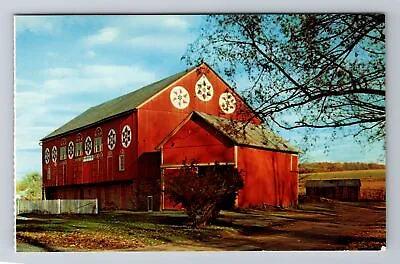 New Smithville PA-Pennsylvania Barn With Hex Sign Antique Vintage Postcard • $8.99
