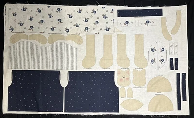 $15 • Buy Vintage Daisy Kingdom Katie Kitty #32402 Fabric Panel 1996