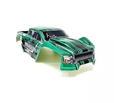 HSP RC Truck Body Shell Green With Stickers 1/10 HSP Wolverine 94111 94108 94701 • £22.99