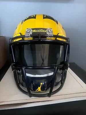 Michigan Wolverines 2023 National Champs Team Signed Helmet--Beckett COA-19 Sigs • $2199