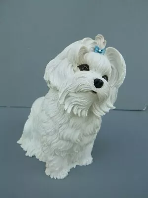 Danbury Mint Maltese Dog Sculpture • $85