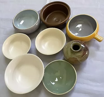 Martin Boyd Ramekin Allan Lowe Pembroke Studio Pottery Signed MCM Lot Of 8 • $44