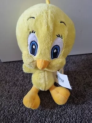 Looney Tunes Baby Tweety Bird Plush Stuffed Toy 20cm Movie World Gold Coast Tags • $8