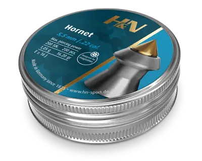 H&N Hornet .22 Air Rifle Pellets Target Full Tins Of 200 • £21.45