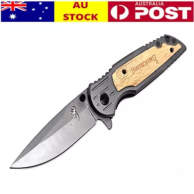 Browning Knife Folding Opening Pocket Knife Hunting Camping Survival Fishing. • $17.99