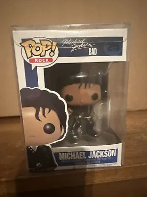 Funko Pop! Michael Jackson From Bad Album Pop Rock #25 Vaulted Retired • $114.87