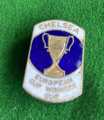 Vintage Coffer London CHELSEA European Cup Winners Cup 1971 Enamel Pin Badge • £14.99