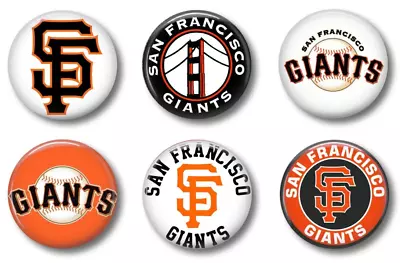 San Francisco Giants Baseball Team Sport Pin Button Pinbacks Flat Backs Magnet • $5.20