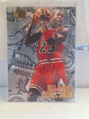 Michael Jordan 1995-96 Fleer Metal Nuts & Bolts Insert Chicago Bulls • $8