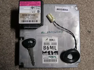 Mx5 Mk2 1.6 Ecu Set B6ml 1998 - 2001 Full Advice B6mm18881a 279700-0111 • $340.93