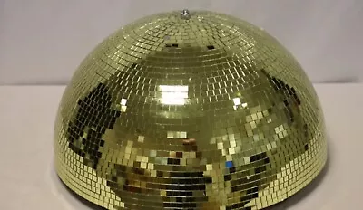 Eurolight Half Mirror Ball 50cm Gold Motorized • £95.85