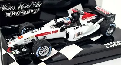 Minichamps 1/43 - Honda B.A.R 007 J. Button 2005 F1 Model Car 400 050003 • £29.99