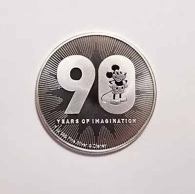 2018 Niue Mickey Mouse 90th Anniversary 1 Oz Silver Coin BU In Capsule  • $35