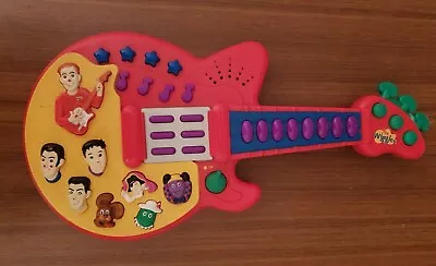 Vintage Wiggles 2003 Musical Play-Along Singing Guitar Signed By Murray Cook • $45