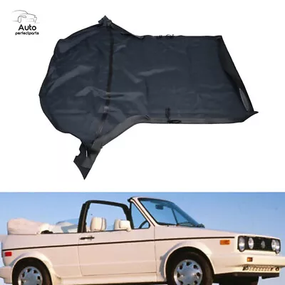 Black Convertible Soft Top For 95 96 97 98 99 00 01 Volkswagen VW Golf Cabriolet • $163.37