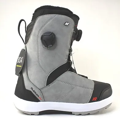 K2 Kinsley Boa Clicker X HB Snowboard Boots Women's Size 7 Grey New 2021 • $227.47