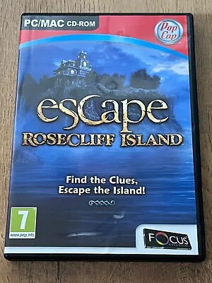 Escape Rosecliff Island For PC/MAC CD-ROM • £1.49