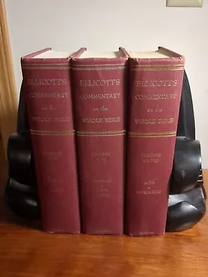 Ellicott's Commentary On The Whole Bible Complete Set 6 Volumes In 3 Books 1970 • $96