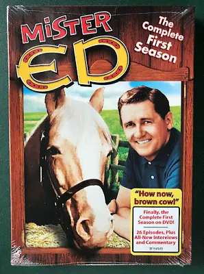 Mister Ed First Season (4 DVDs + Slipcover) MINT FACTORY SEALED Ohio Seller • $25.93