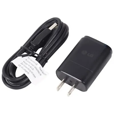 LG Home Wall Travel Rapid AC Charger USB Adapter W Cable For Cell Phones • $12.64