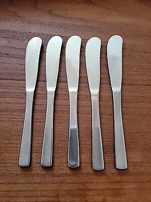 Set Of 5 Gense Facette Butter Spreaders 6 5/16  Knives Extra Stainless Sweden • $34.99