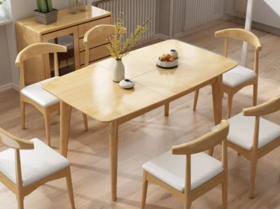 Lee Solid Timber Extendable Dining Table/Extendable/Scandinavian/Retro • $358.80