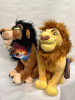 Exclusive Lion King Plush Bundle Scar And Mufasa • $159.95