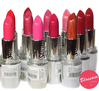 Saffron London Lipstick Matte Glossy Or Shimmer Finish With Vitamins A C E  • £2.99