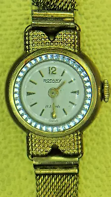 Vintage Ladies Watch Rotary 17 Jewels Swiss • $6