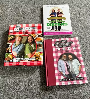 3x Hairy Bikers Cook Books • £15